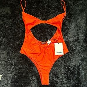 Jacquemus Aranja High Leg Cutout Swimsuit